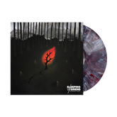 the album cover for Sleeping With Sirens - An Ending In Itself [Black/White/Red Swirl]