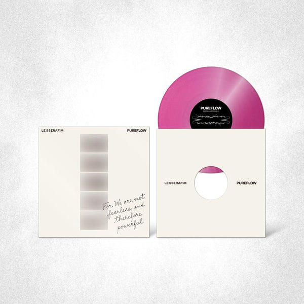 LE SSERAFIM - 2nd Studio Album PUREFLOW pt.1 LP (Hot Pink Glitter ver.