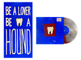 the album cover for Hey, Nothing - Hound [Red Smoke Split Color]