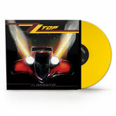the album cover for ZZ Top - Eliminator [Yellow, Brick & Mortar Exclusive]