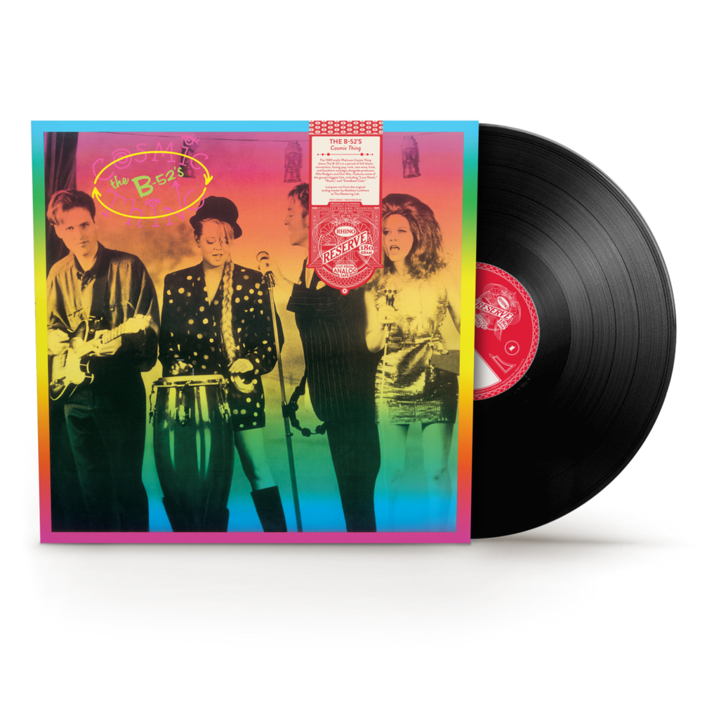 the album cover for The B-52's - Cosmic Thing [Rhino Reserve, Brick & Mortar Exclusive]
