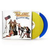 the album cover for ZZ Top - Greatest Hits [Rocktober 2026, Brick & Mortar Exclusive]