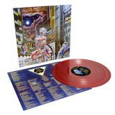 the album cover for Iron Maiden - Somewhere in Time - 40th Anniversary [Oxblood]