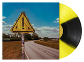 the album cover for James Marriott - Warning Signs [Indie Exclusive Yellow & Black Petal]