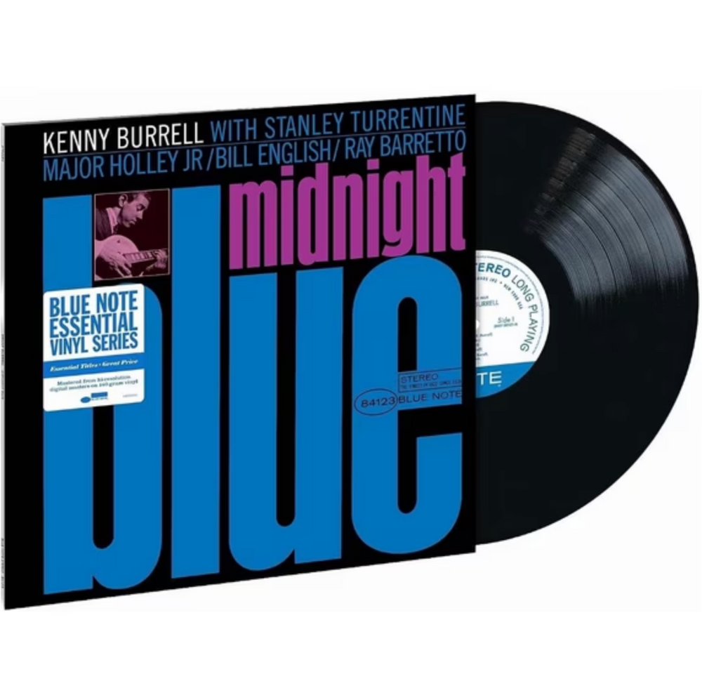 the album cover for Kenny Burrell - Midnight Blue (Blue Note Essentials Series)