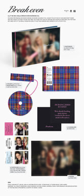 the album cover for ILLIT - BREAK EVEN [BURNING Ver.]