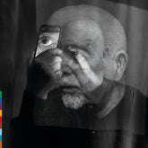 the album cover for Peter Gabriel - o\i [Indie Exclusive Bright-Side Mix Neon Green]