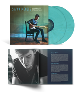 the album cover for Shawn Mendes - Illuminate - 10th Anniversary Edition [Translucent Aqua 2 LP]
