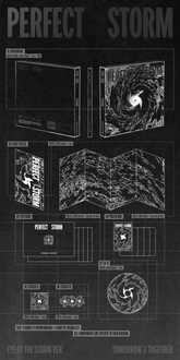 the album cover for TOMORROW X TOGETHER - Perfect Storm [Eye Of The Storm Ver.]