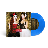 the album cover for Olivia Rodrigo / Chappell Roan - expectations [LA behavior Blue Translucent 7" Single]