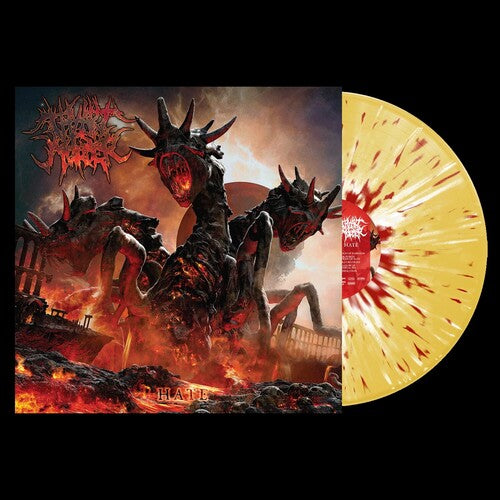Thy Art Is Murder - Hate - Yellow W/red White Splatter LP (Colored Vinyl, Splatter, Yellow, Red, White)