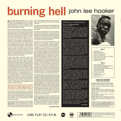 John Lee Hooker - Burning Hell LP (180g, Limited Edition, + Bonus Tracks)