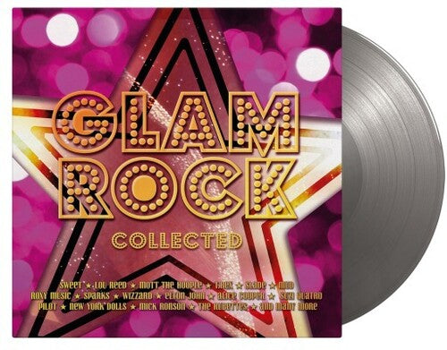 Various Artists - Glam Rock Collected / Various - Limited 180-Gram Silver Colored Vinyl 2LP (Holland - Import, Limited Edition, 180 Gram Vinyl, Colored Vinyl, Silver)