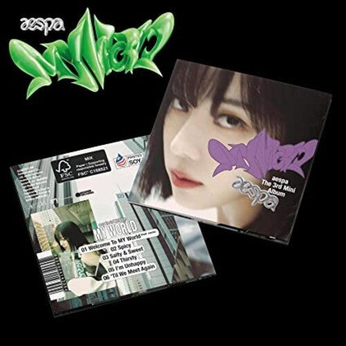 Aespa - MY WORLD - The 3rd Mini Album - POSTER Ver. [WINTER Cover] CD (Poster)