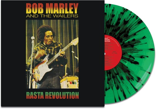 Bob Marley - Rasta Revolution LP (Green & Black Splatter Vinyl)