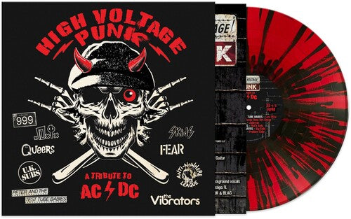 High Voltage Punk - A Punk Tribute To AC/DC LP (Splatter Vinyl)