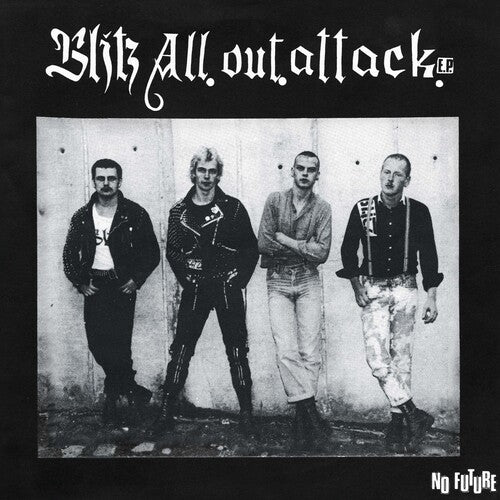 Blitz - All Out Attack 7" (White/Black Vinyl)