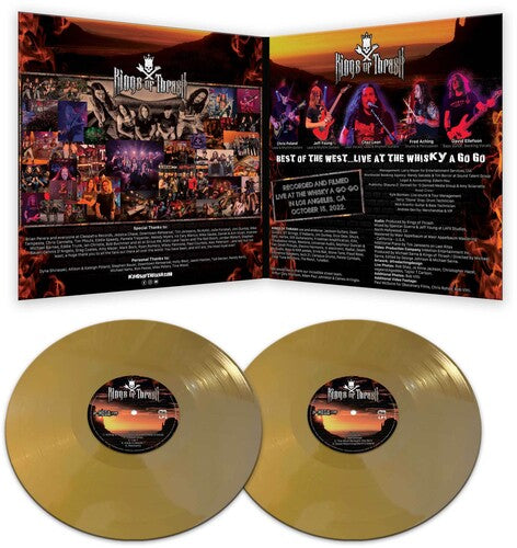 Kings of Thrash - Best Of The West - Live At The Whisky A Go Go - Gold 2LP (Colored Vinyl, Gold)