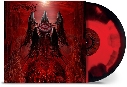 Suffocation - Blood Oath - Red/Black Corona LP (Colored Vinyl, Red, Black, Gatefold Lp Jacket)