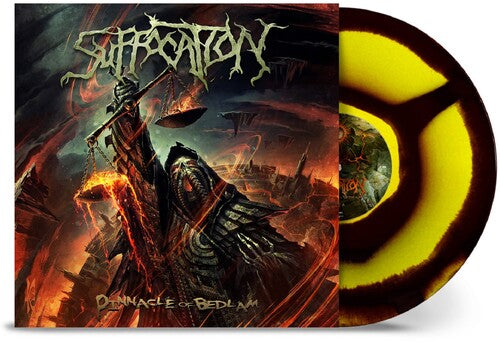 Suffocation - Pinnacle of Bedlam - Yellow/Black Corona LP (Gatefold Lp Jacket, Colored Vinyl, Yellow, Black)