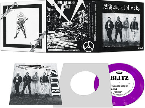 Blitz -  All Out Attack - Purple (Colored Vinyl, Purple)
