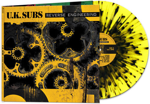 UK Subs - Reverse Engineering LP (Yellow/Black Splatter Vinyl) (Preorder: Ships September 29, 2023)