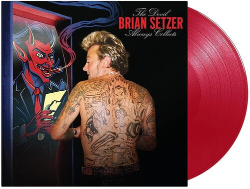 Brian Setzer - The Devil Always Collects LP (Translucent Red Vinyl)
