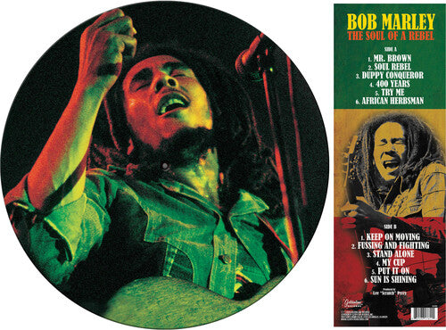 Bob Marley - The Soul Of A Rebel LP (Picture Disc) (Preorder: Ships September 29, 2023)