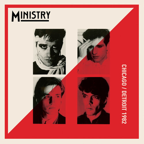 Ministry - Chicago / Detroit 1982 LP (Red Marble Colored Vinyl)