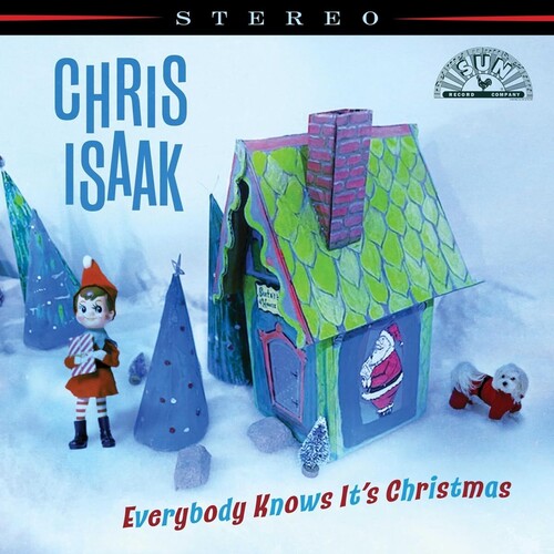 Chris Isaak - Everybody Knows It's Christmas LP (Green/White Vinyl)