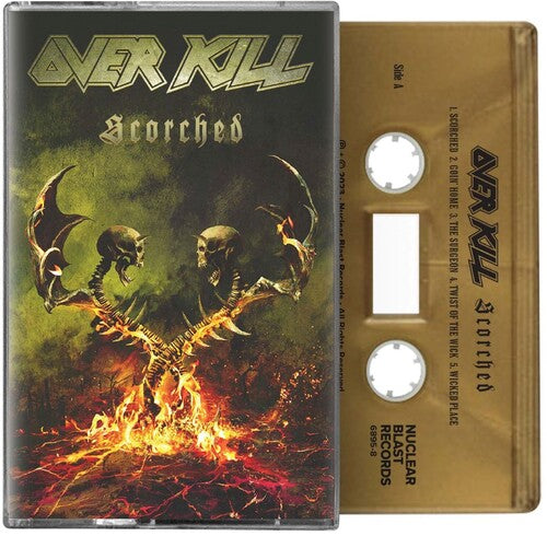 Overkill - Scorched CASSETTE (Gold Colored Cassette)