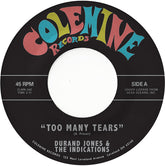 Durand Jones & the Indications - Too Many Tears b/w Cruisin' to the Parque 7" (Blue Colored Vinyl)