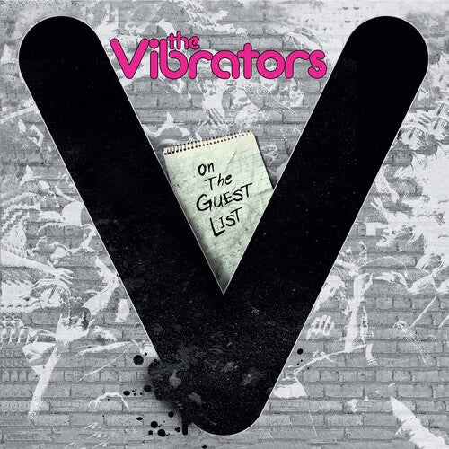The Vibrators - On The Guest List LP (Pink And Black Splatter Colored Vinyl)