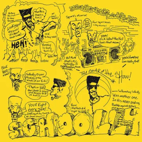 Schoolly-D - S/T (Yellow & Black Vinyl, RSD Exclusive)