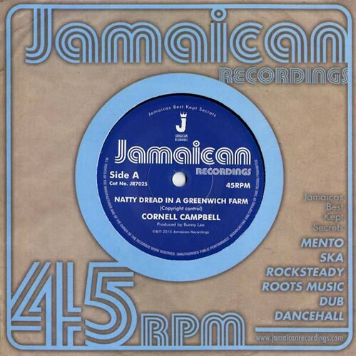 Cornell Campbell - Natty Dread In A Greenwich Farm b/w Version (Extended Play) 7"