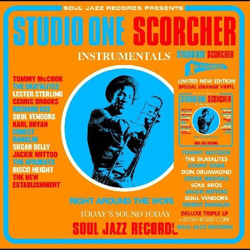 V/A - Soul Jazz Records Presents: Studio One Scorcher 3LP (Clear Orange Vinyl)