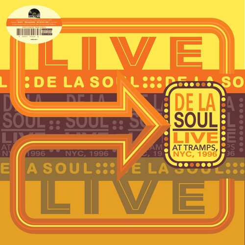 De La Soul - Live at Tramps, NYC, 1996 LP (RSD) (RSD 2024 Exclusive, Colored Vinyl, 140 Gram Vinyl)