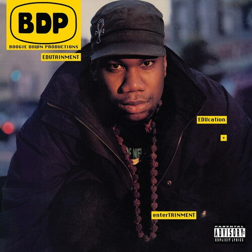 Boogie Down Productions - Edutainment 2LP (RSD Exclusive, Clear Vinyl, Black And Yellow Colored VInyl)