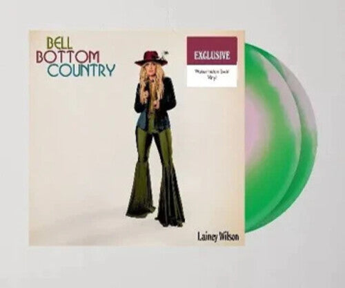 Lainey Wilson - Bell Bottom Country - Limited 'Watermelon Swirl' Colored Vinyl 2LP (United Kingdom - Import, Limited Edition, Colored Vinyl)