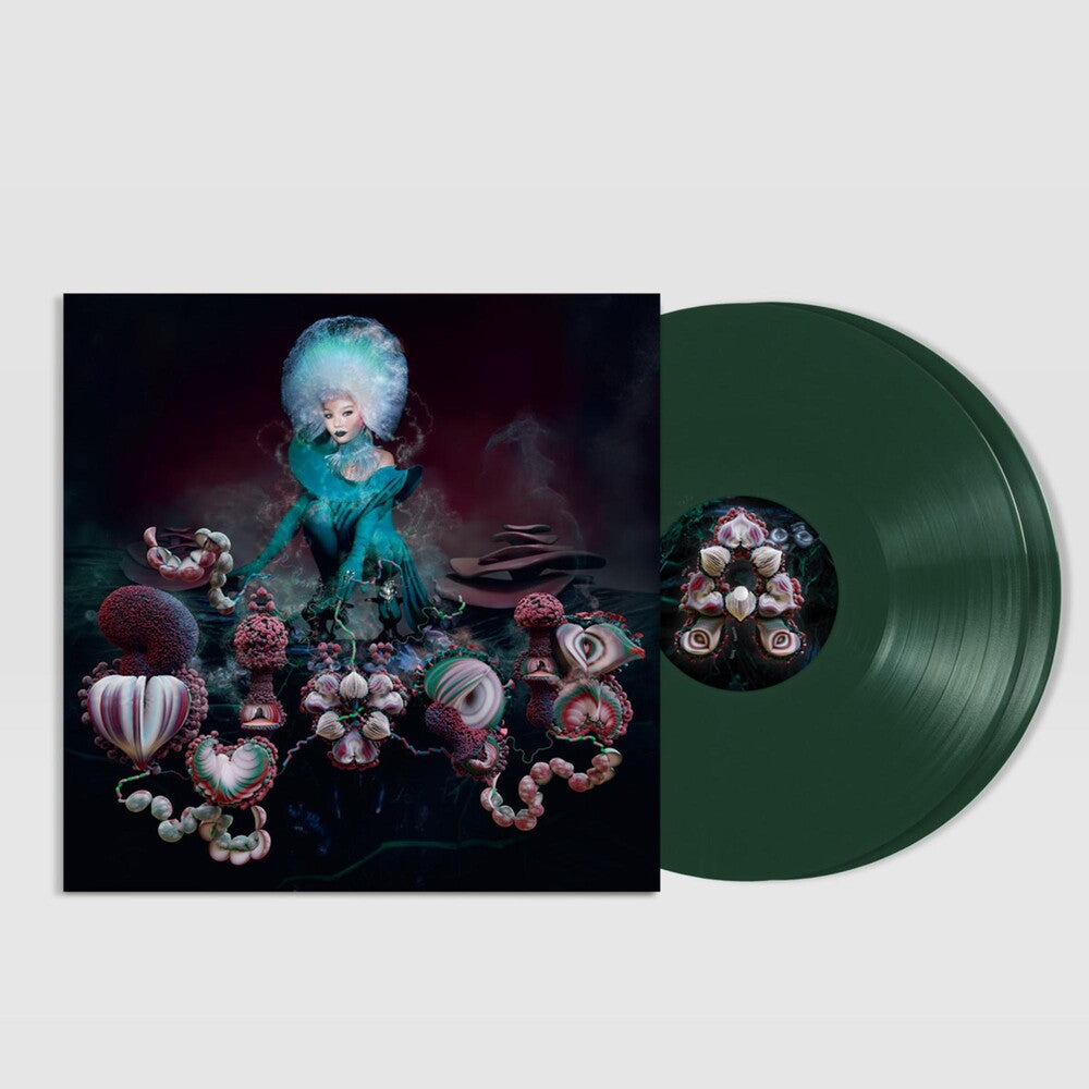 the album cover for Björk - Fossora [Colored Vinyl] (Grn) [Indie Exclusive]