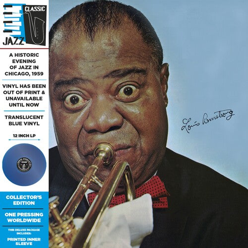 Louis Armstrong - The Definitive Album by Louis Armstrong LP (Blue Colored Vinyl, Deluxe Edition, Limited Edition, Remastered)