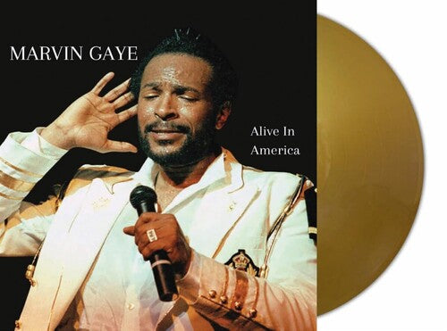 Marvin Gaye - Alive In America LP (Gold Vinyl)(Preorder: Ships June 28, 2024)
