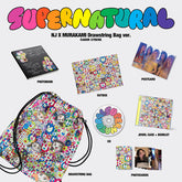 Newjeans - NewJeans 'Supernatural' NJ X MURAKAMI (Drawstring Bag ver.) CD (Photo Book, Photo / Photo Card, Postcard, Booklet)