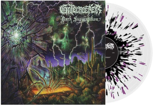 Gatecreeper - Dark Superstition - Clear Black Purple LP (Colored Vinyl, Splatter, Black, Purple)