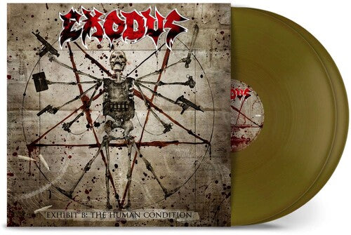 Exodus - Exhibit B: The Human Condition 2LP (Gold Colored Vinyl, Gatefold LP Jacket)
