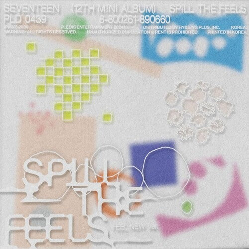 Seventeen - SEVENTEEN 12th Mini Album ‘SPILL THE FEELS’ [FEEL NEW Ver.] CD (Photo Book, Sticker, Photo / Photo Card, Lyric Book, Poster)