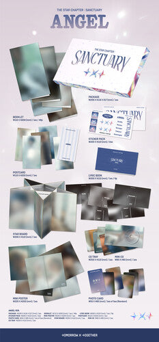 TOMORROW X TOGETHER - The Star Chapter: SANCTUARY (ANGEL Ver.) CD (Booklet, Lyric Book, Sticker, Poster, Postcard)