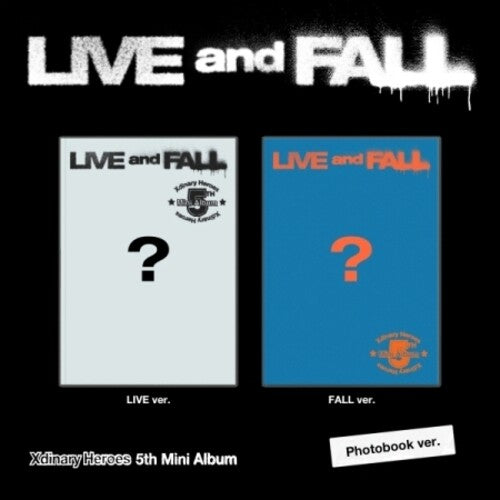 Xdinary Heroes - Live And Fall - incl. 80pg Photobook, 10pc Sticker Set, Trading Card, Letter Form XH, Photocard, Coaster + Message Photocard CD (Asia - Import, Photo Book, Sticker, Photo / Photo Card, Coaster, Large Item)