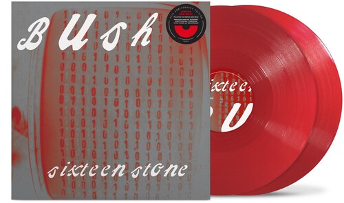 Bush - Sixteen Stone 2LP (30th Anniversary Edition, Limited Edition, Red Colored Vinyl)