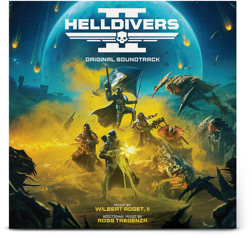 Wilbert Roget II - Helldivers 2 (Original Soundtrack) LP (Clear Vinyl, Yellow, 140 Gram Vinyl)